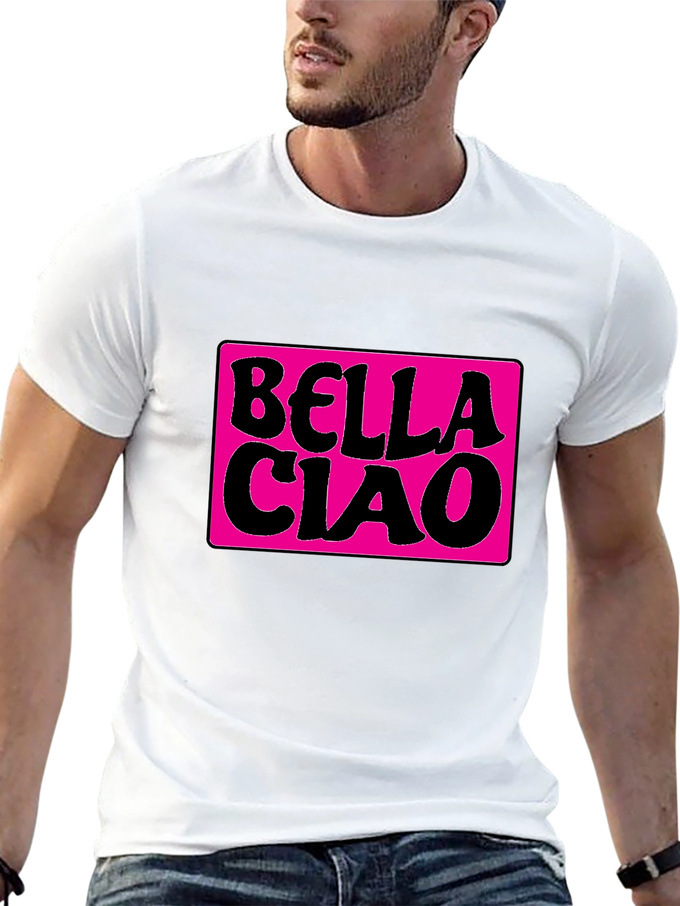 Bella Ciao Graphic T-Shirt - Stylish Black Tee