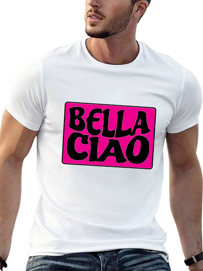 Bella Ciao Graphic T-Shirt - Stylish Black Tee