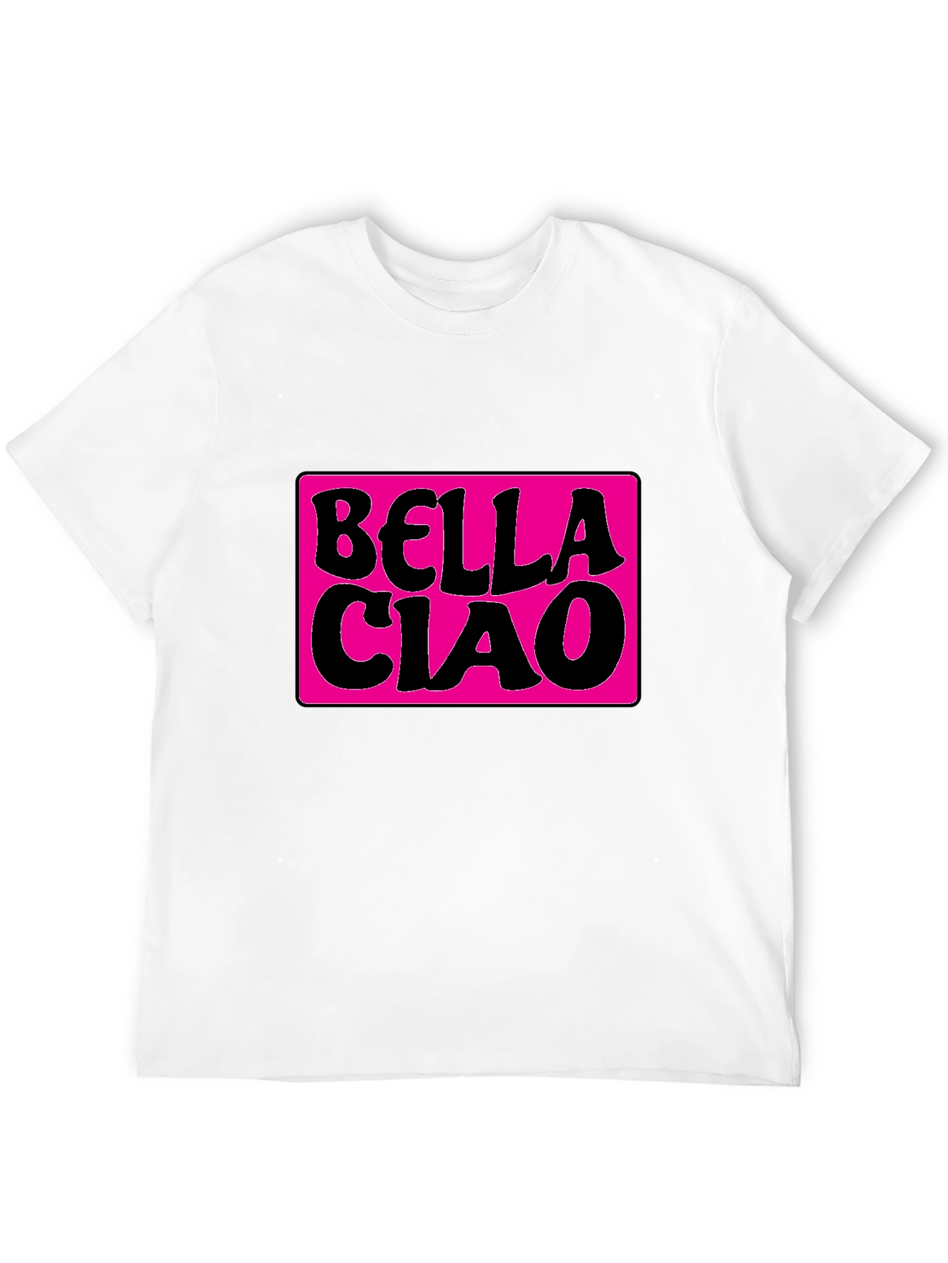 Bella Ciao Graphic T-Shirt - Stylish Black Tee