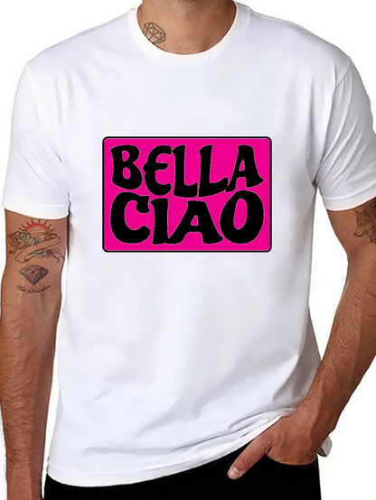 Bella Ciao Graphic T-Shirt - Stylish Black Tee