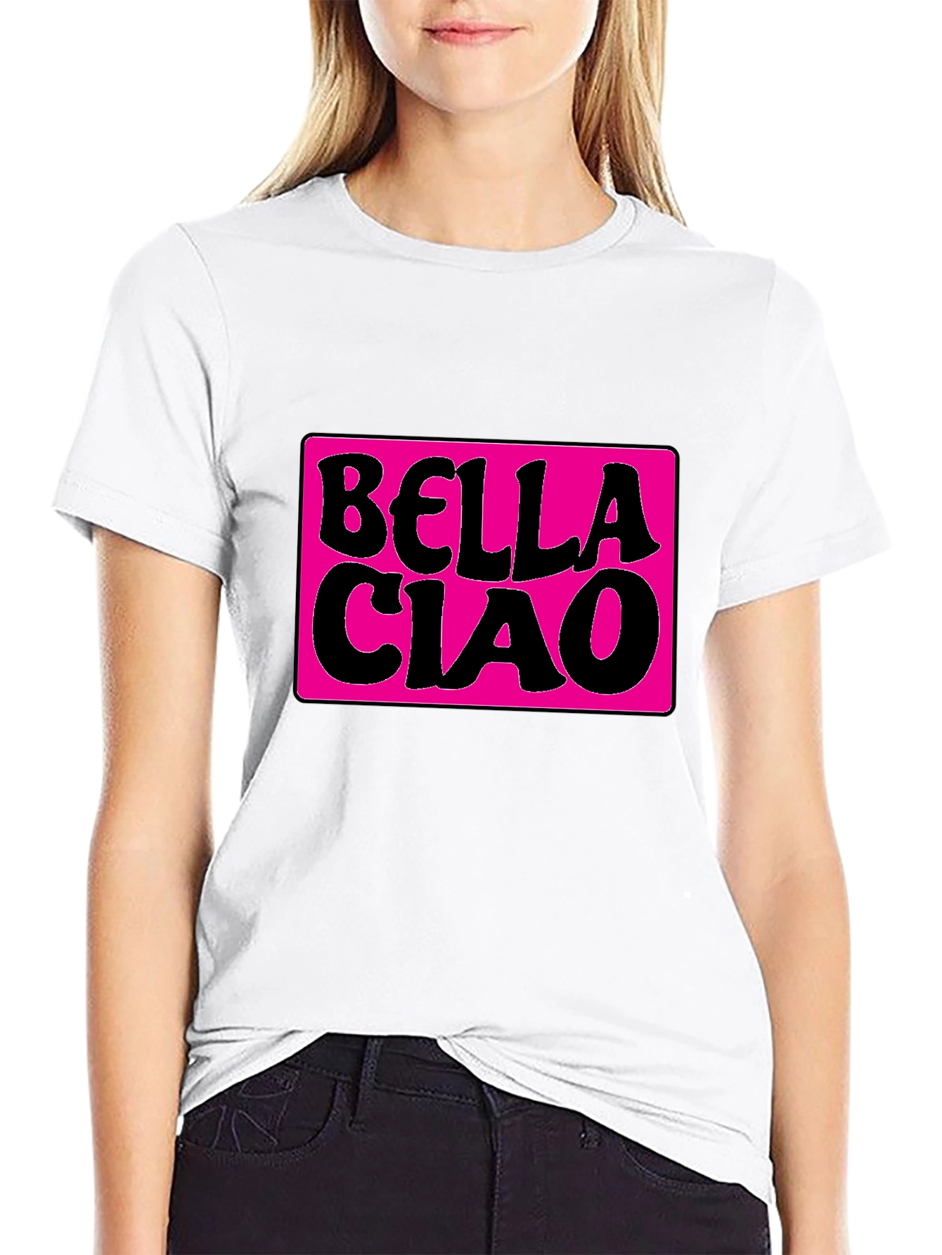 Bella Ciao Graphic T-Shirt - Stylish Black Tee