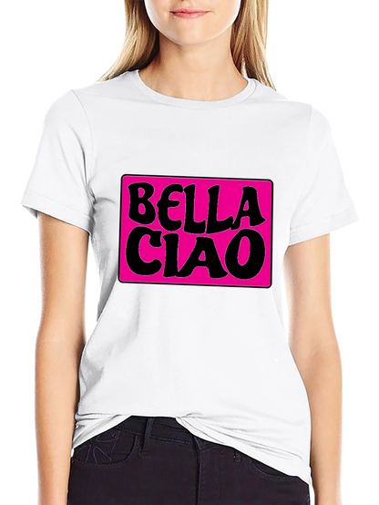 Bella Ciao Graphic T-Shirt - Stylish Black Tee