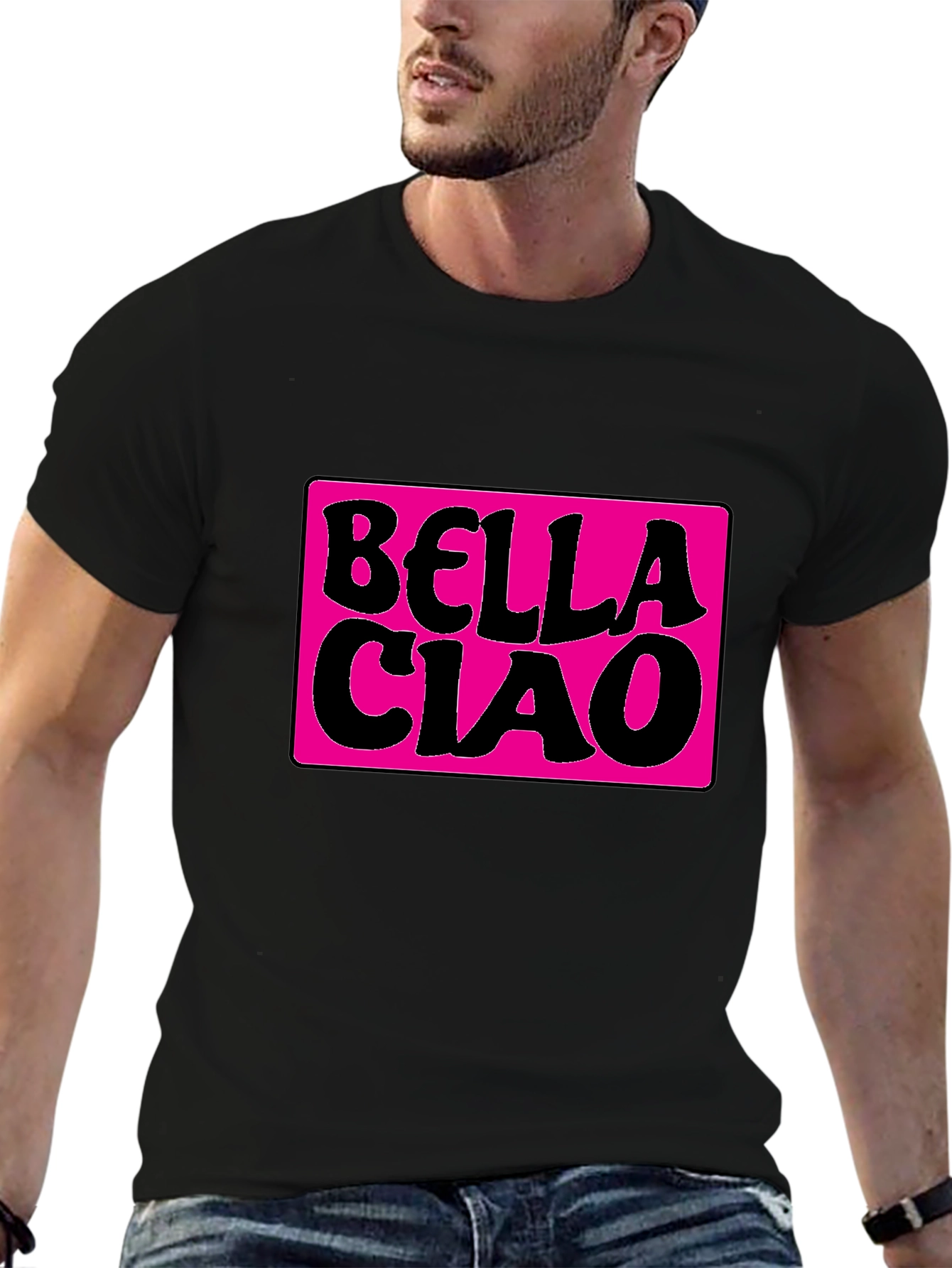 Bella Ciao Graphic T-Shirt - Stylish Black Tee