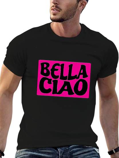 Bella Ciao Graphic T-Shirt - Stylish Black Tee