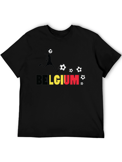 Belgium Soccer Fan T-Shirt - Black