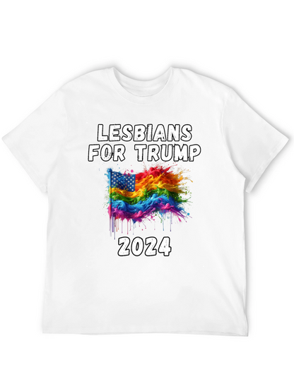Lesbians for Trump 2024 Graphic T-Shirt