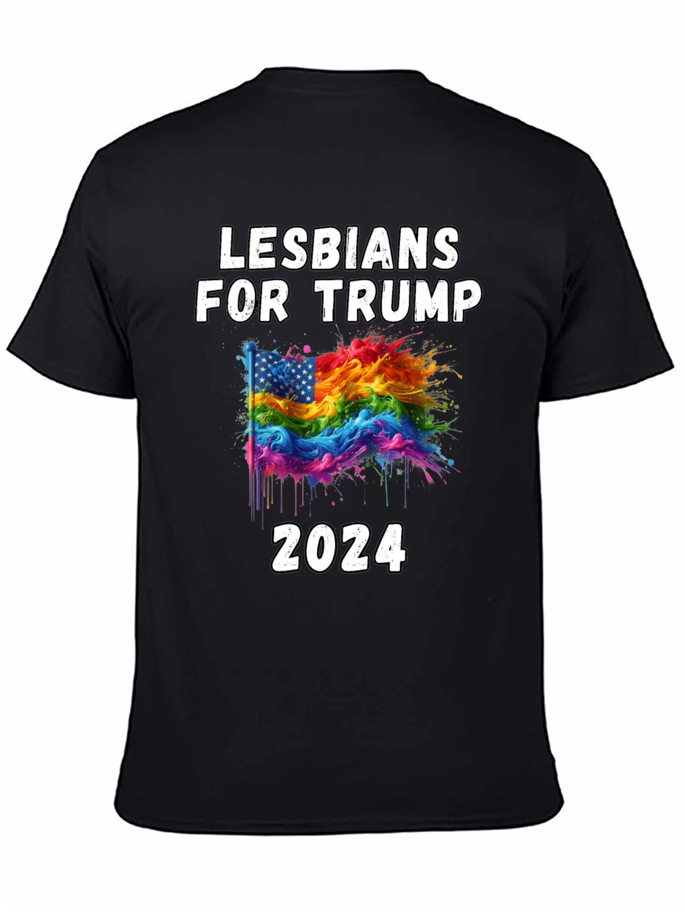 Lesbians for Trump 2024 Graphic T-Shirt