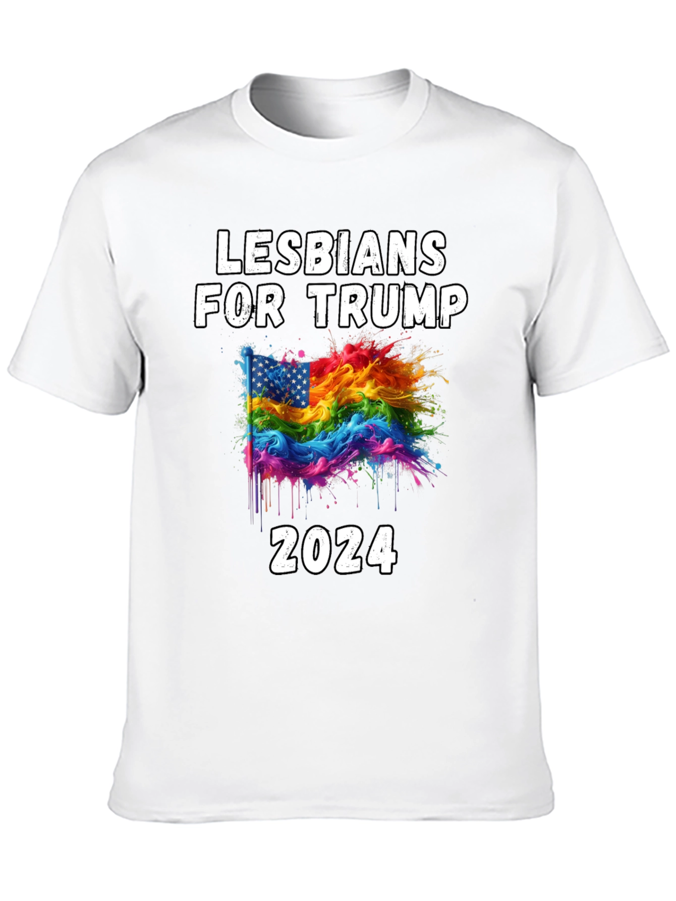 Lesbians for Trump 2024 Graphic T-Shirt