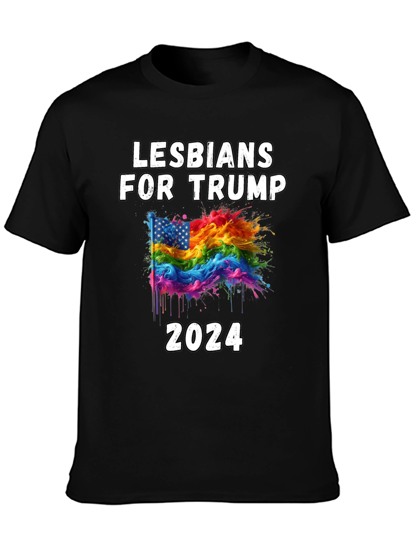 Lesbians for Trump 2024 Graphic T-Shirt