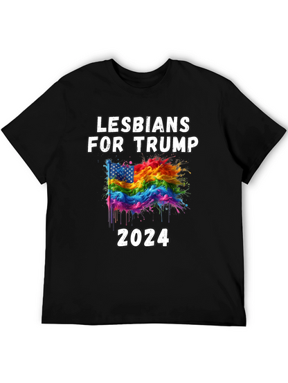 Lesbians for Trump 2024 Graphic T-Shirt