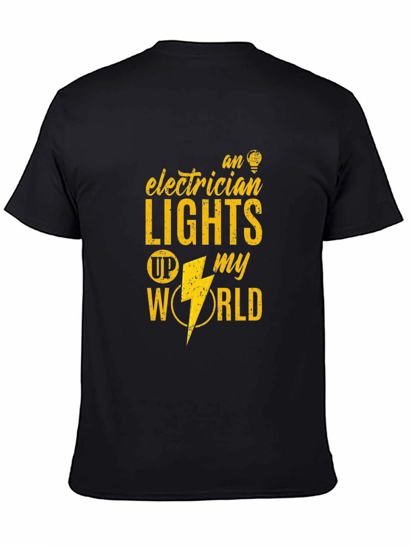 Electrician Lights Up My World Graphic Tee