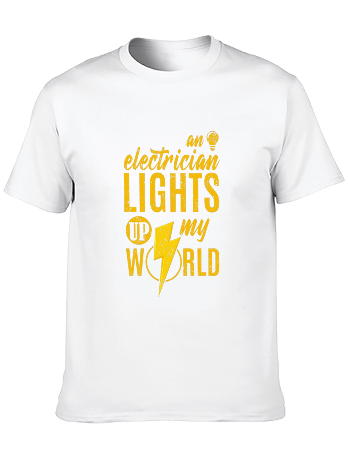 Electrician Lights Up My World Graphic Tee