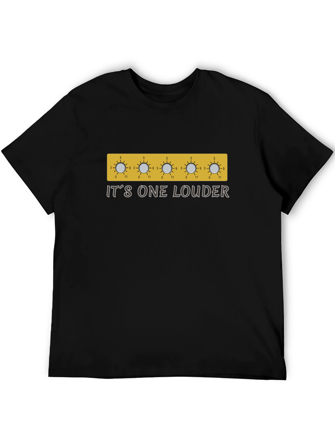 Its One Louder Black T-Shirt