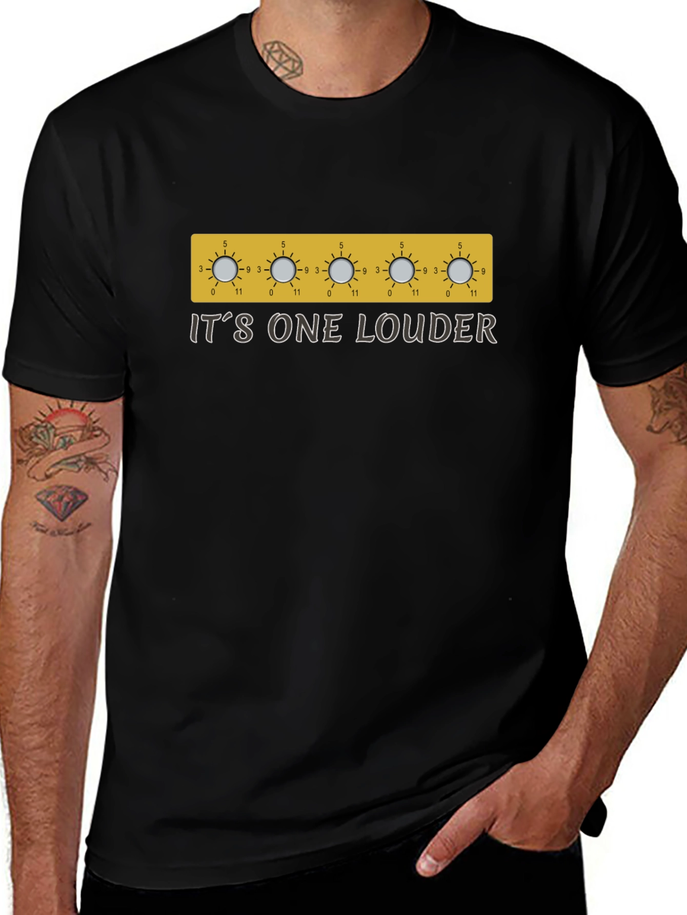 Its One Louder Black T-Shirt