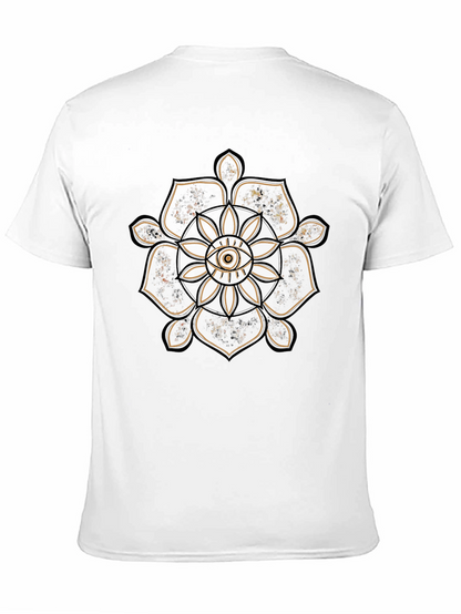 Mystic Eye Mandala Graphic Black T-Shirt