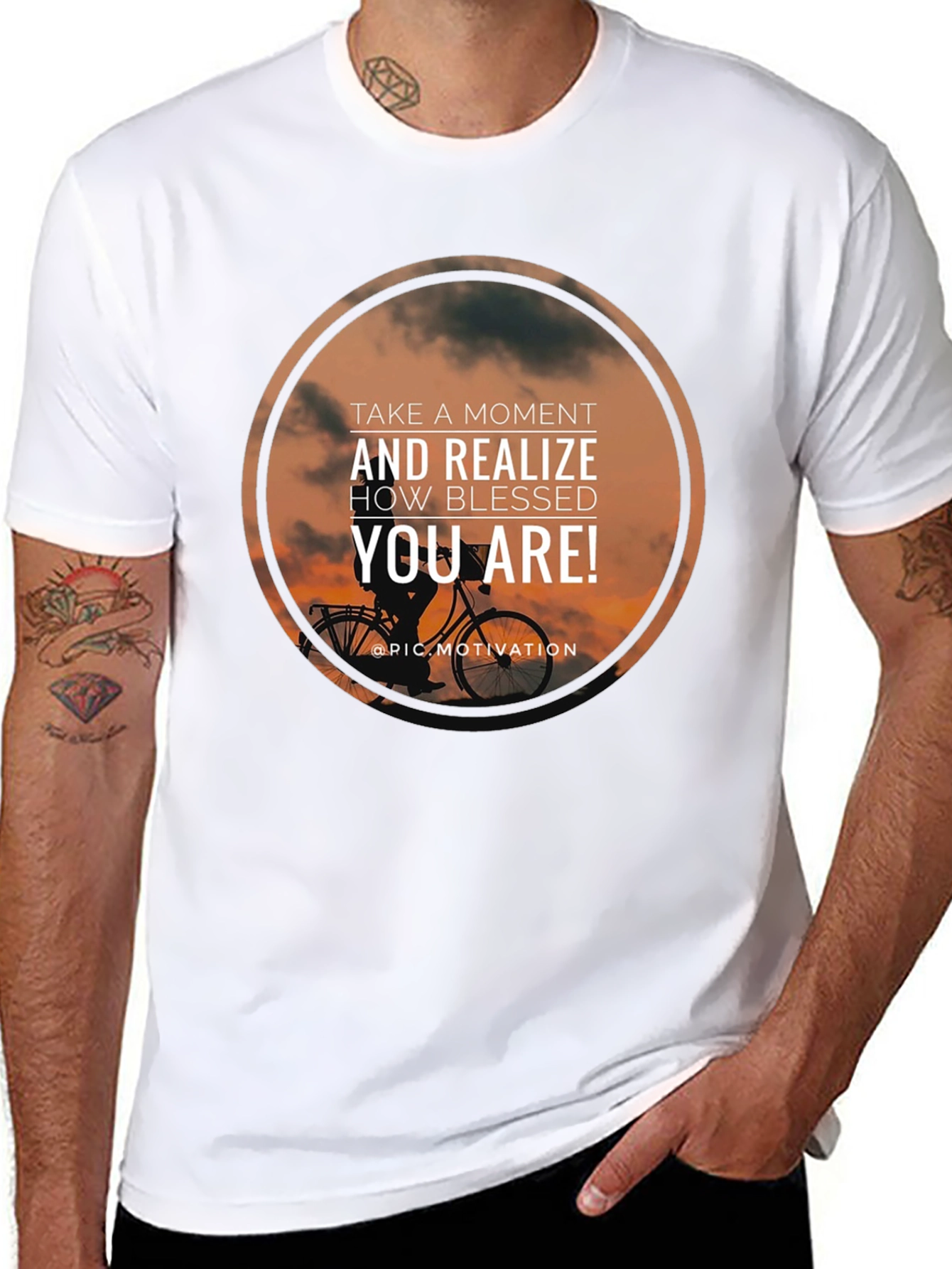 Blessed Moment Graphic Tee - Inspirational T-Shirt
