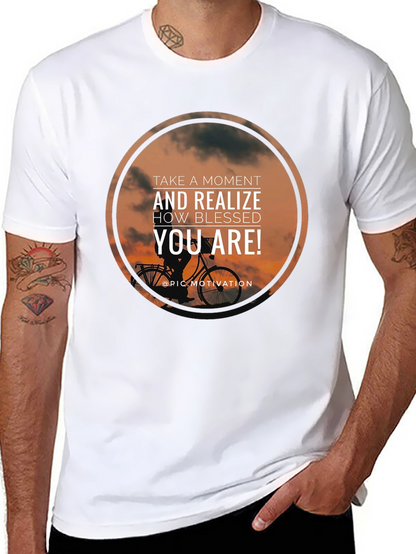 Blessed Moment Graphic Tee - Inspirational T-Shirt