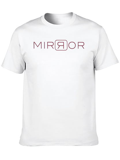 MIRROR Graphic Tee - Soft Cotton Casual T-Shirt