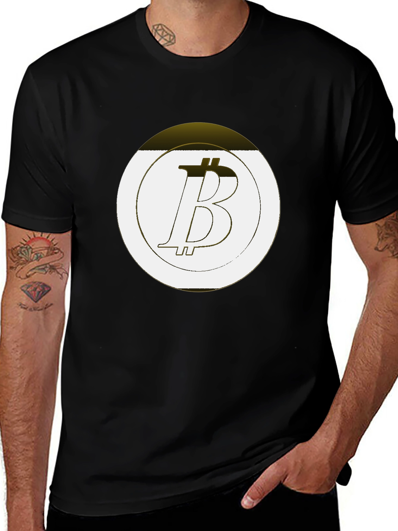Bitcoin Crypto T-Shirt - Classic Black Tee