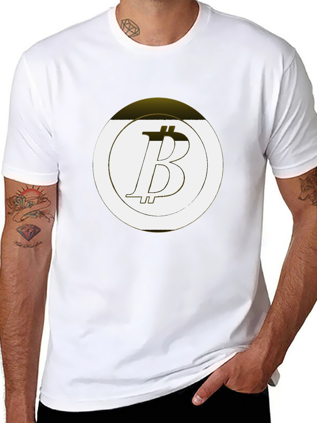 Bitcoin Crypto T-Shirt - Classic Black Tee