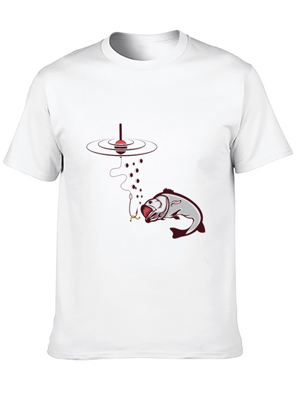 Fishing Graphic Black T-Shirt - Anglers Delight