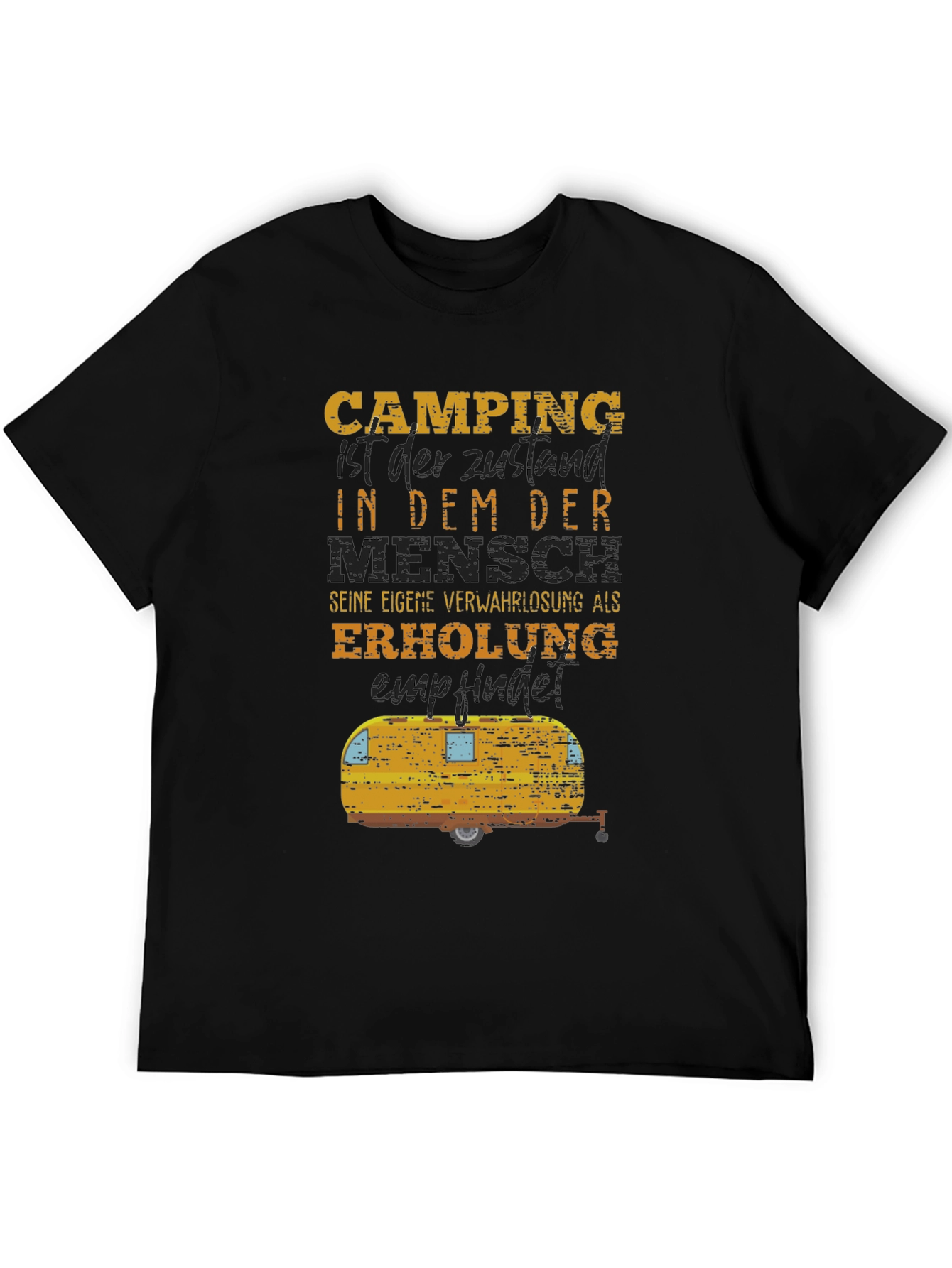 Camping Humor T-Shirt - German Slogan Tee
