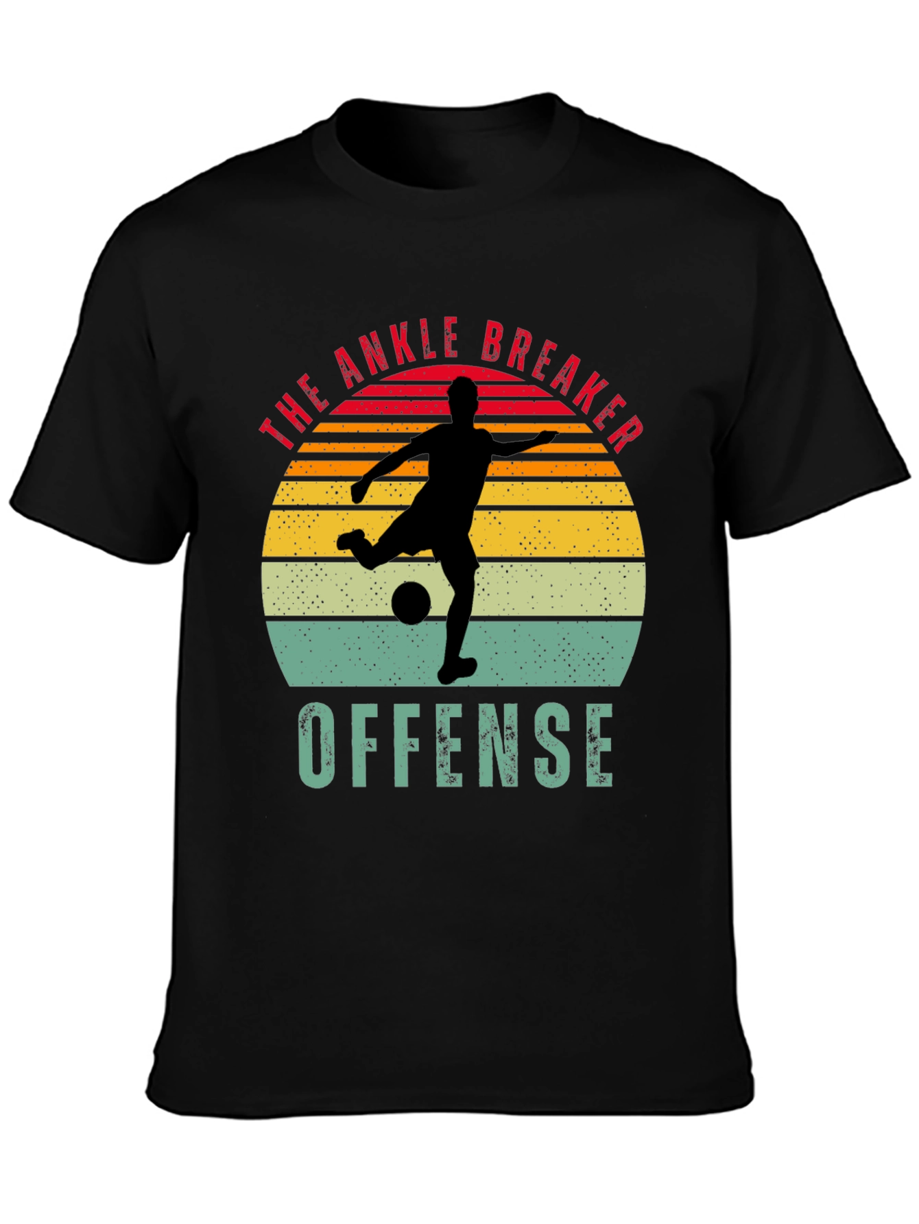Ankle Breaker Offense T-Shirt - Soccer Player Design