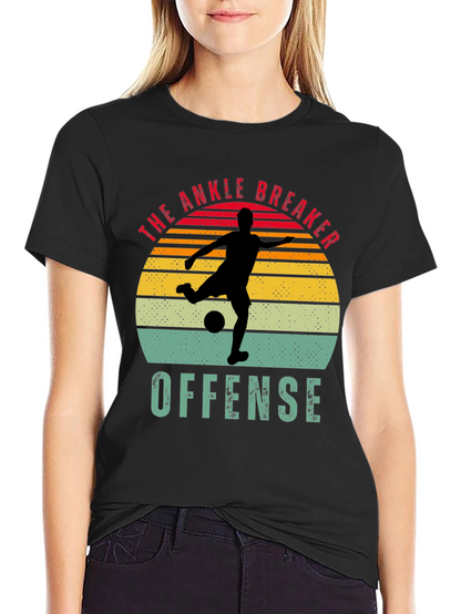 Ankle Breaker Offense T-Shirt - Soccer Player Design