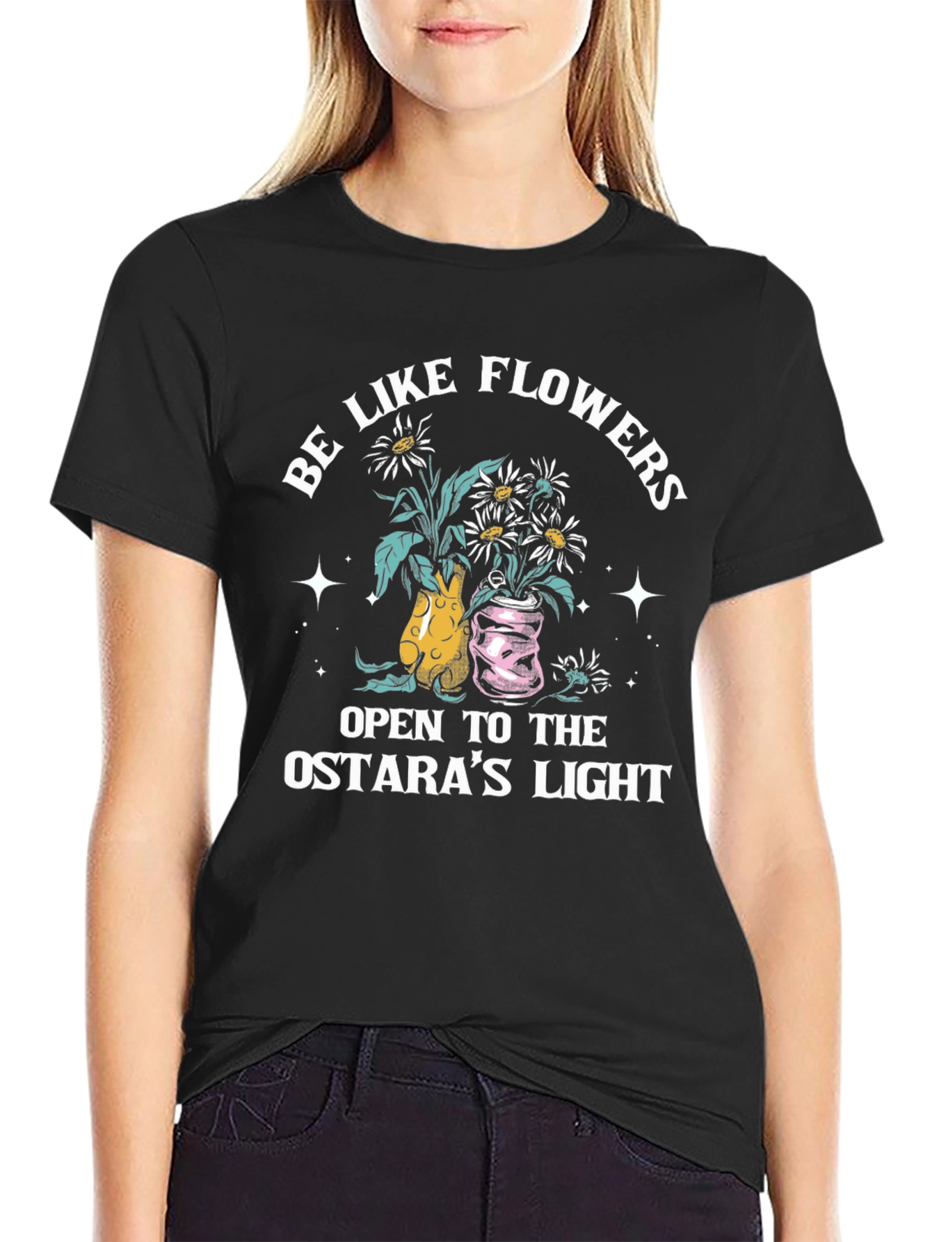 Be Like Flowers Ostaras Light Graphic Tee
