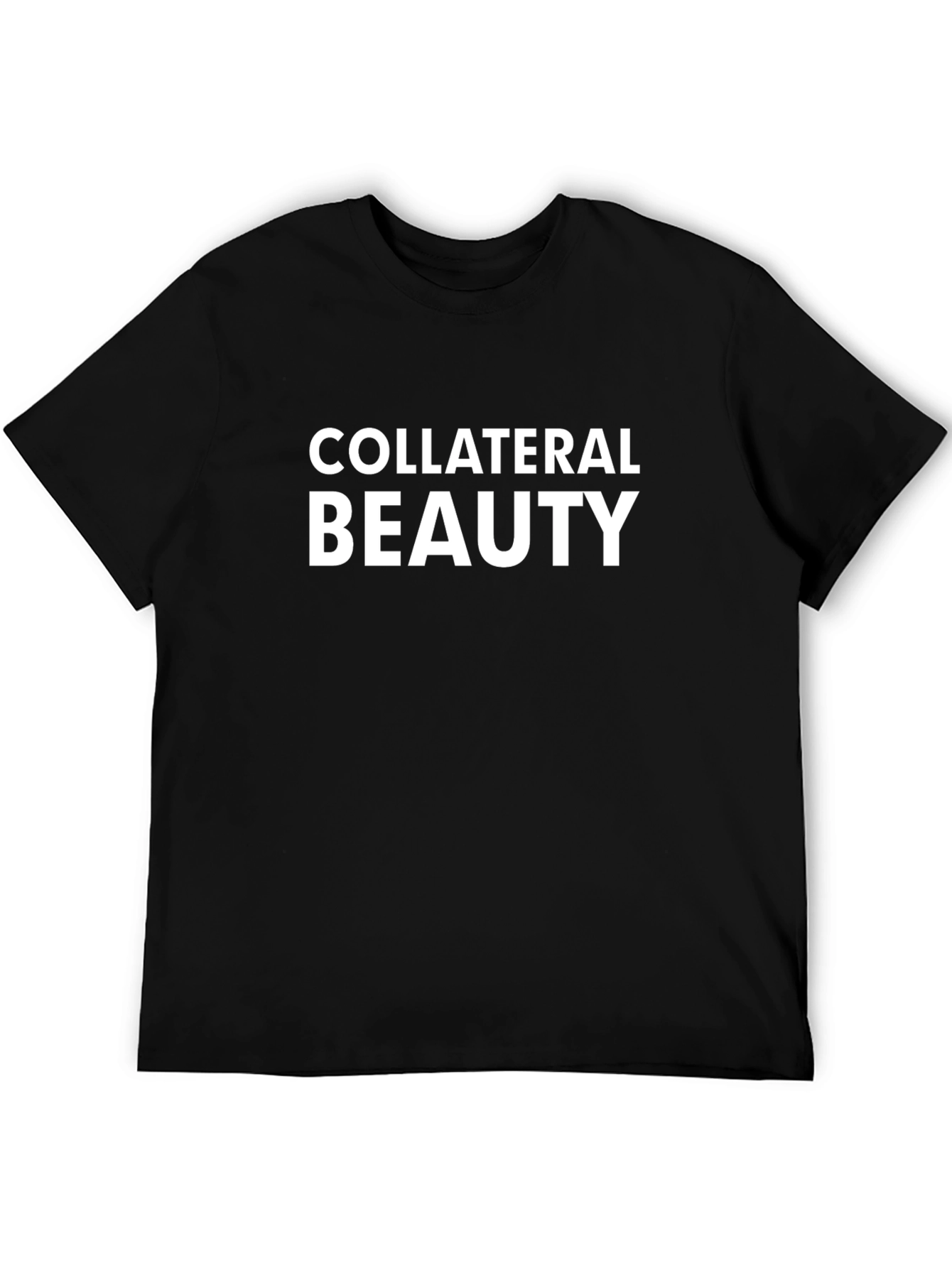 Collateral Beauty Graphic Tee - Soft Black Cotton T-Shirt