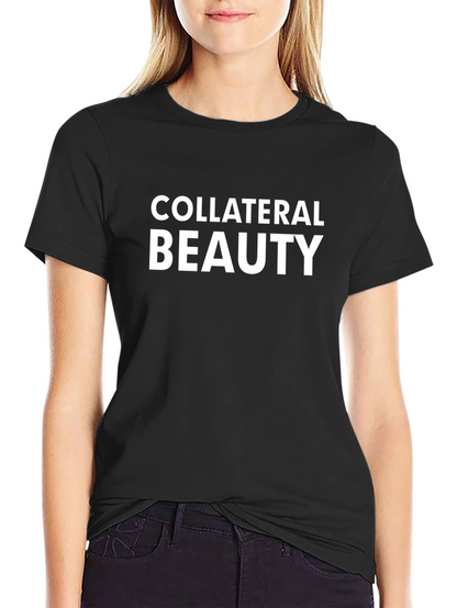 Collateral Beauty Graphic Tee - Soft Black Cotton T-Shirt