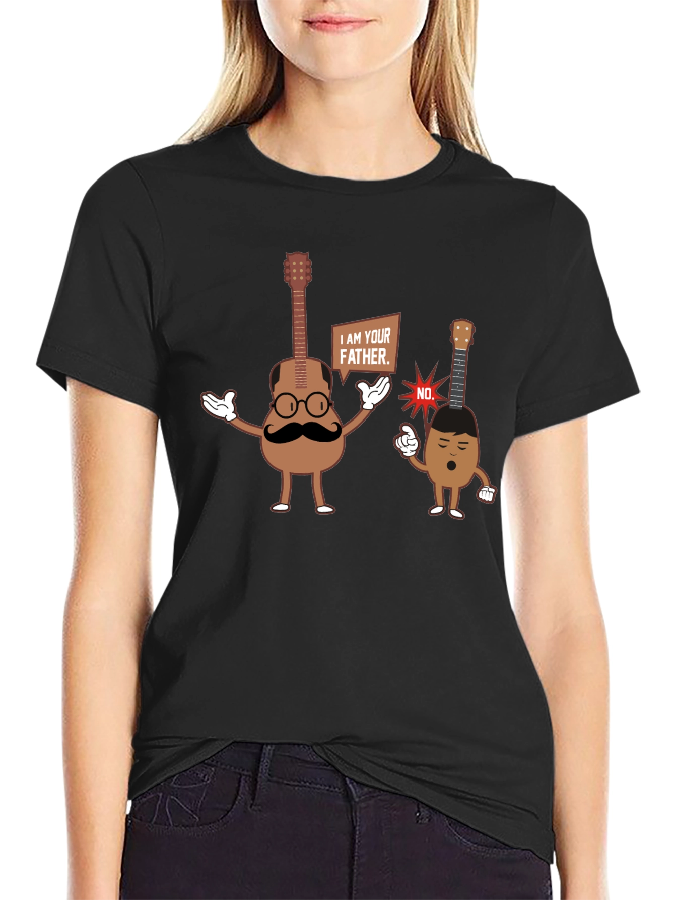 Funny I am Your Father Guitar T-Shirt