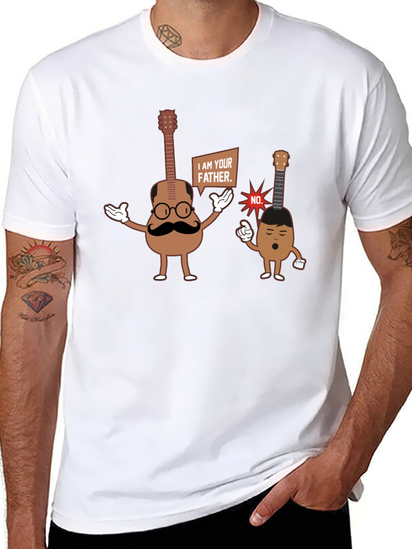 Funny I am Your Father Guitar T-Shirt