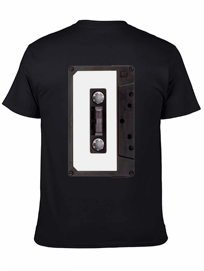 Retro Cassette Tape T-Shirt - Black
