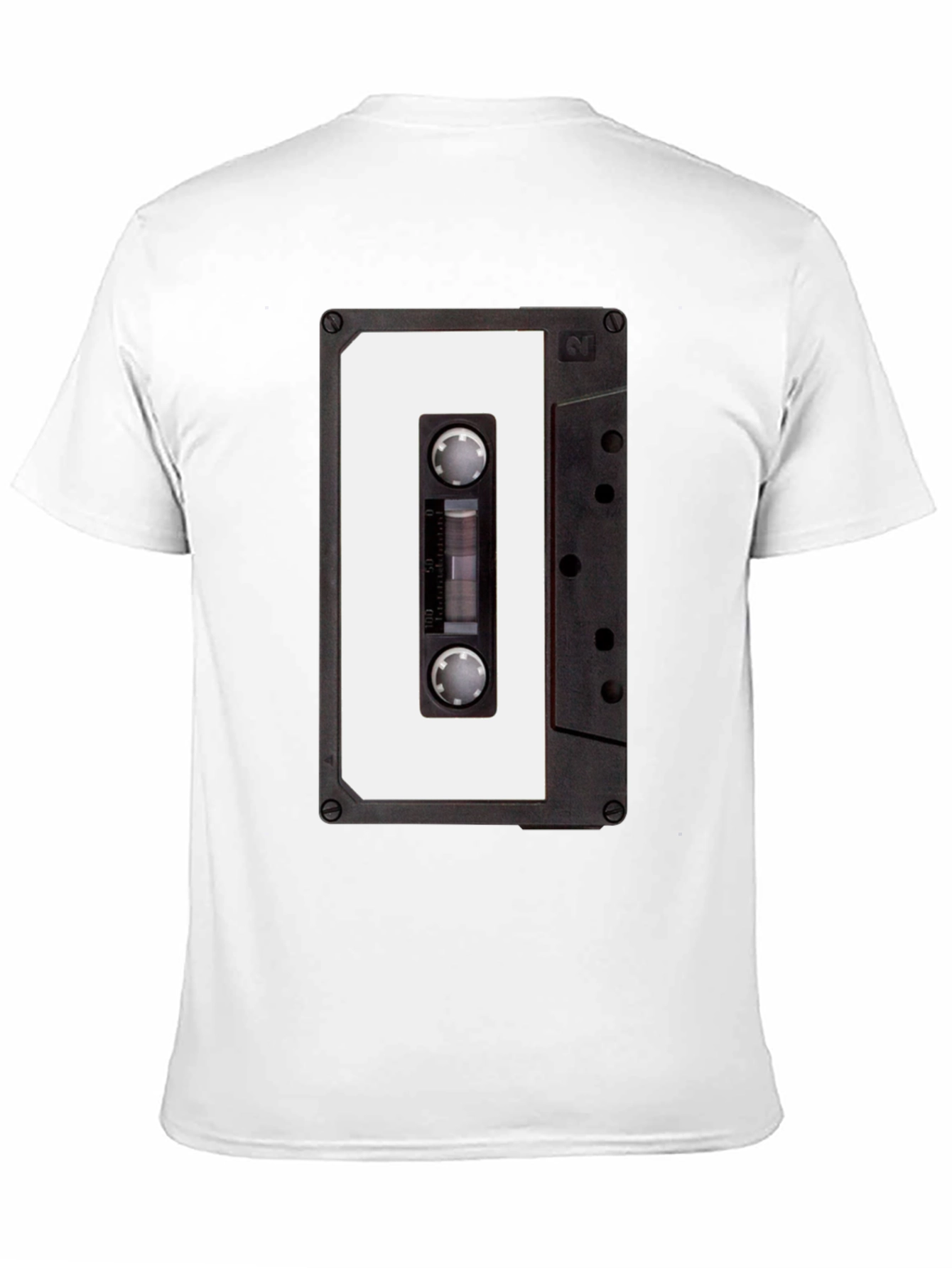 Retro Cassette Tape T-Shirt - Black