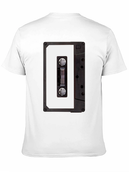 Retro Cassette Tape T-Shirt - Black