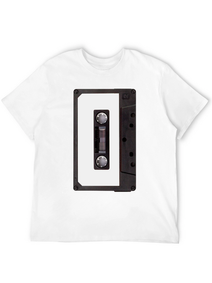 Retro Cassette Tape T-Shirt - Black