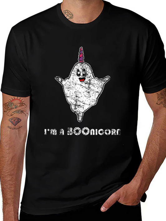 Boo-nicorn T-Shirt: Ghost Unicorn Halloween Tee