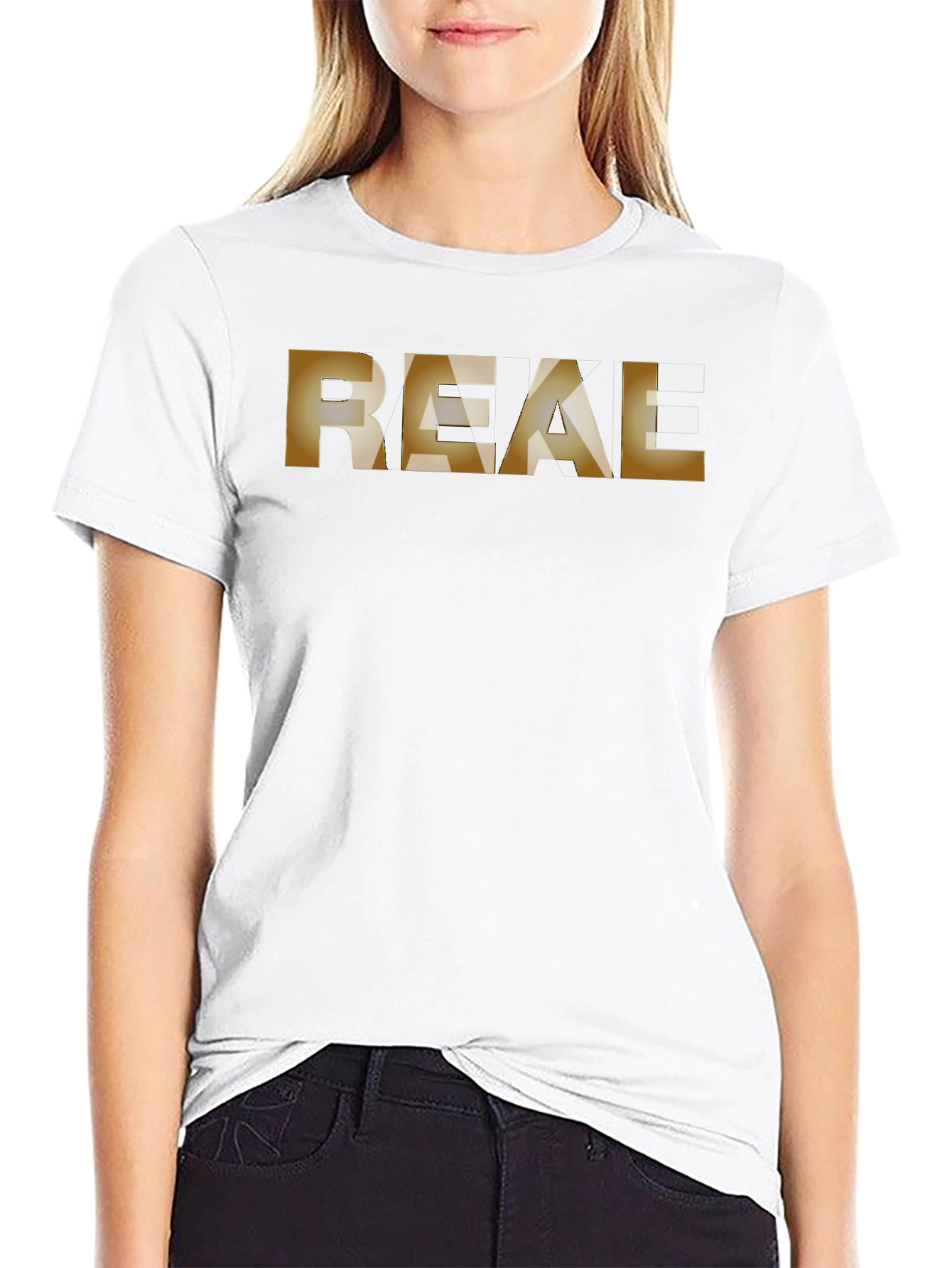 Stylish Black Graphic T-Shirt - REAKE