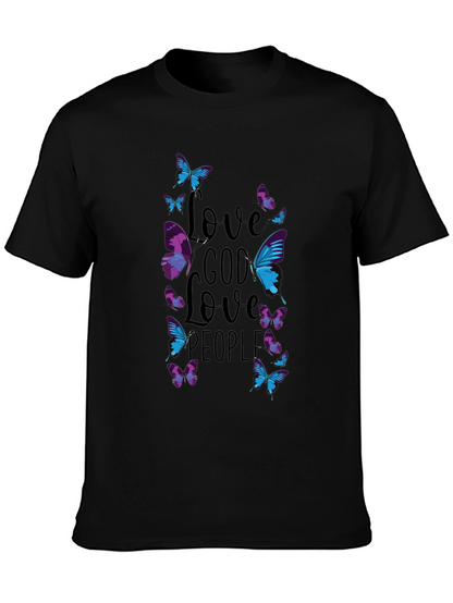 Love God Love People Butterfly T-Shirt