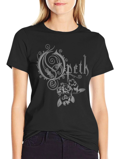 Opeth Band Logo Black T-Shirt