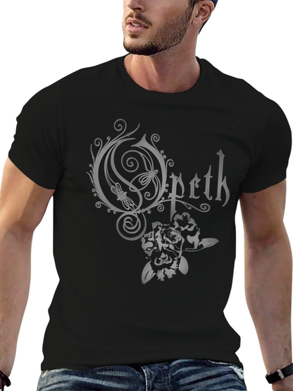 Opeth Band Logo Black T-Shirt