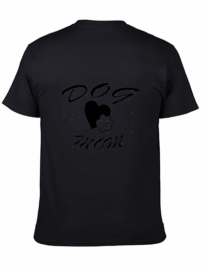 Dog Mom T-Shirt Heart Paw Print Tee