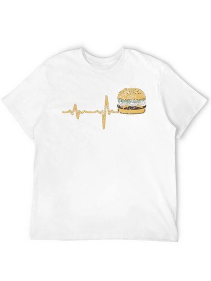 Burger Lifeline T-Shirt - Funny Foodie Tee