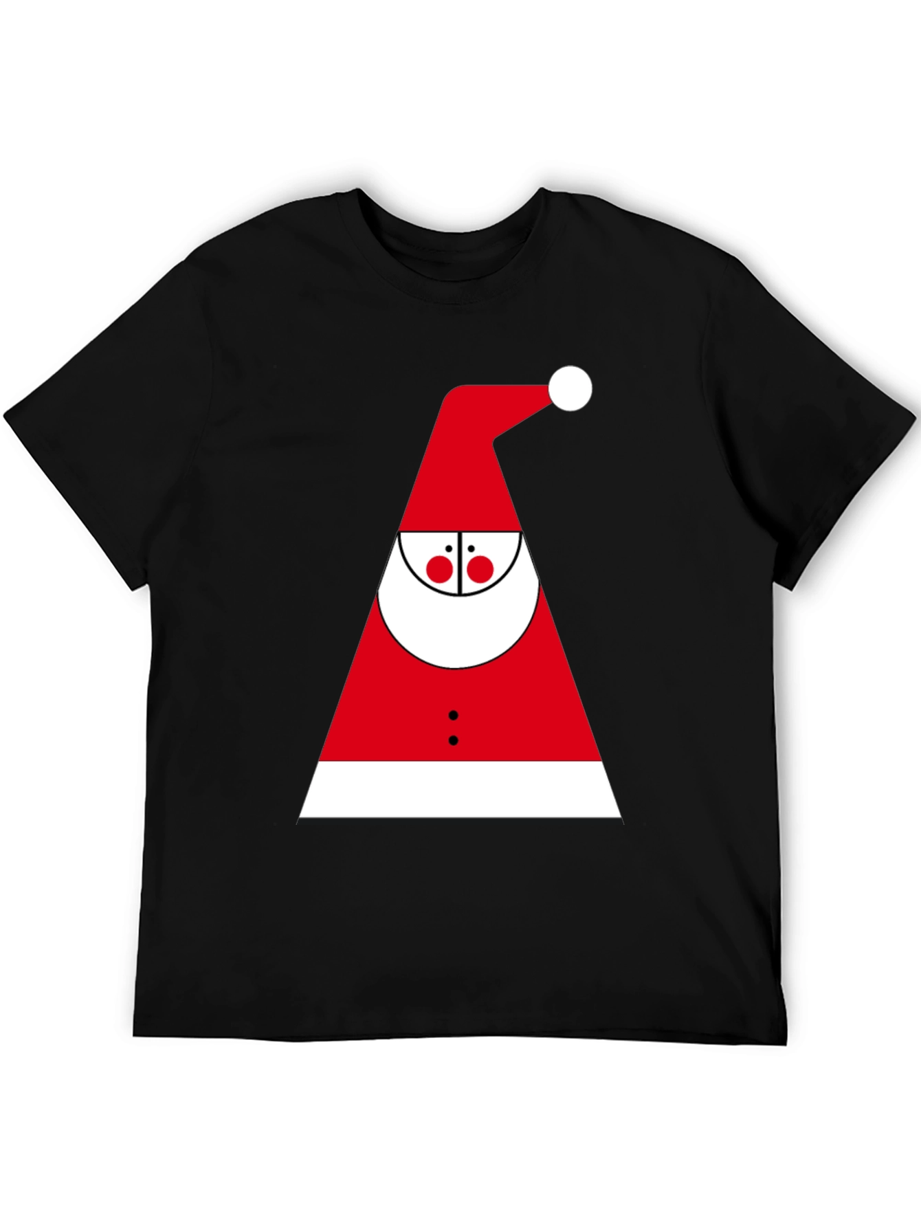 Santa Graphic Tee - Holiday T-Shirt