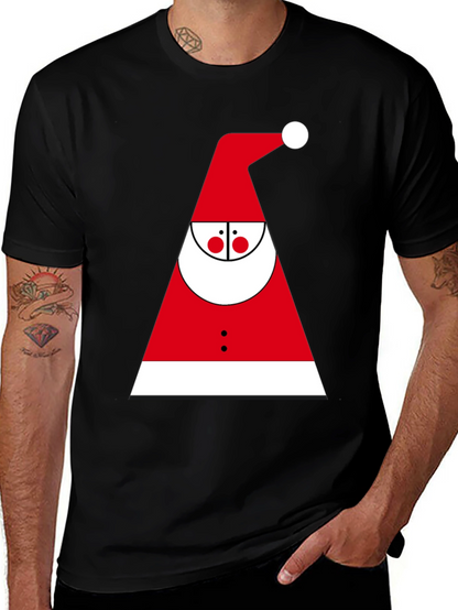 Santa Graphic Tee - Holiday T-Shirt