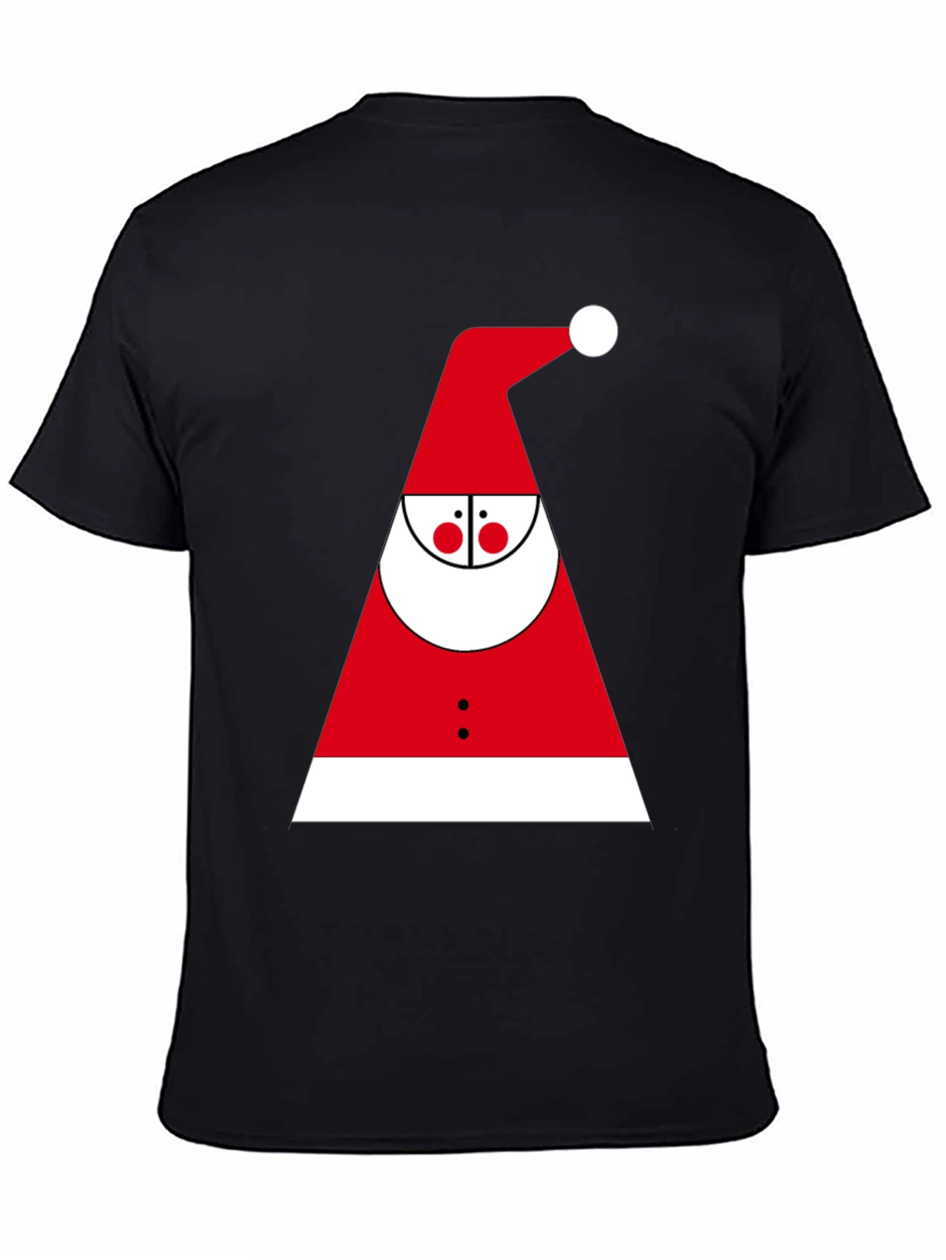 Santa Graphic Tee - Holiday T-Shirt