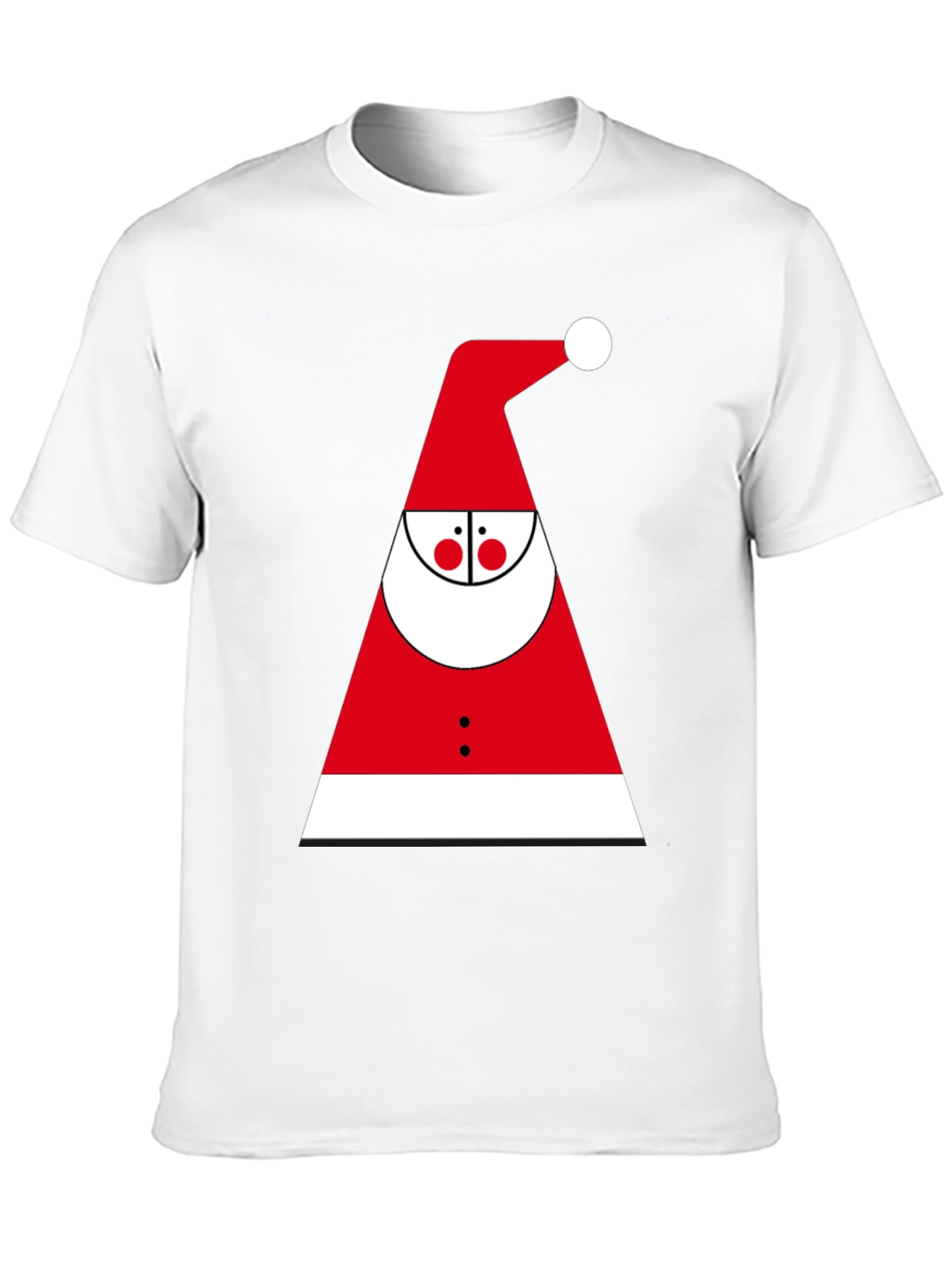 Santa Graphic Tee - Holiday T-Shirt