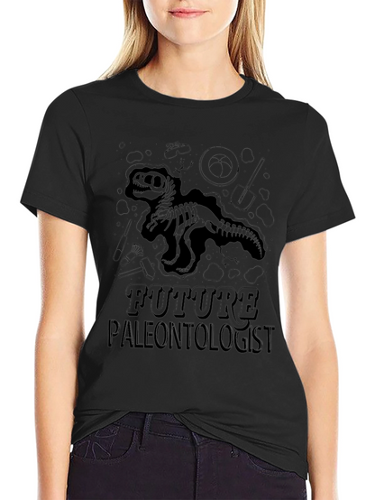 Future Paleontologist T-Shirt - Dinosaur Skeleton Design