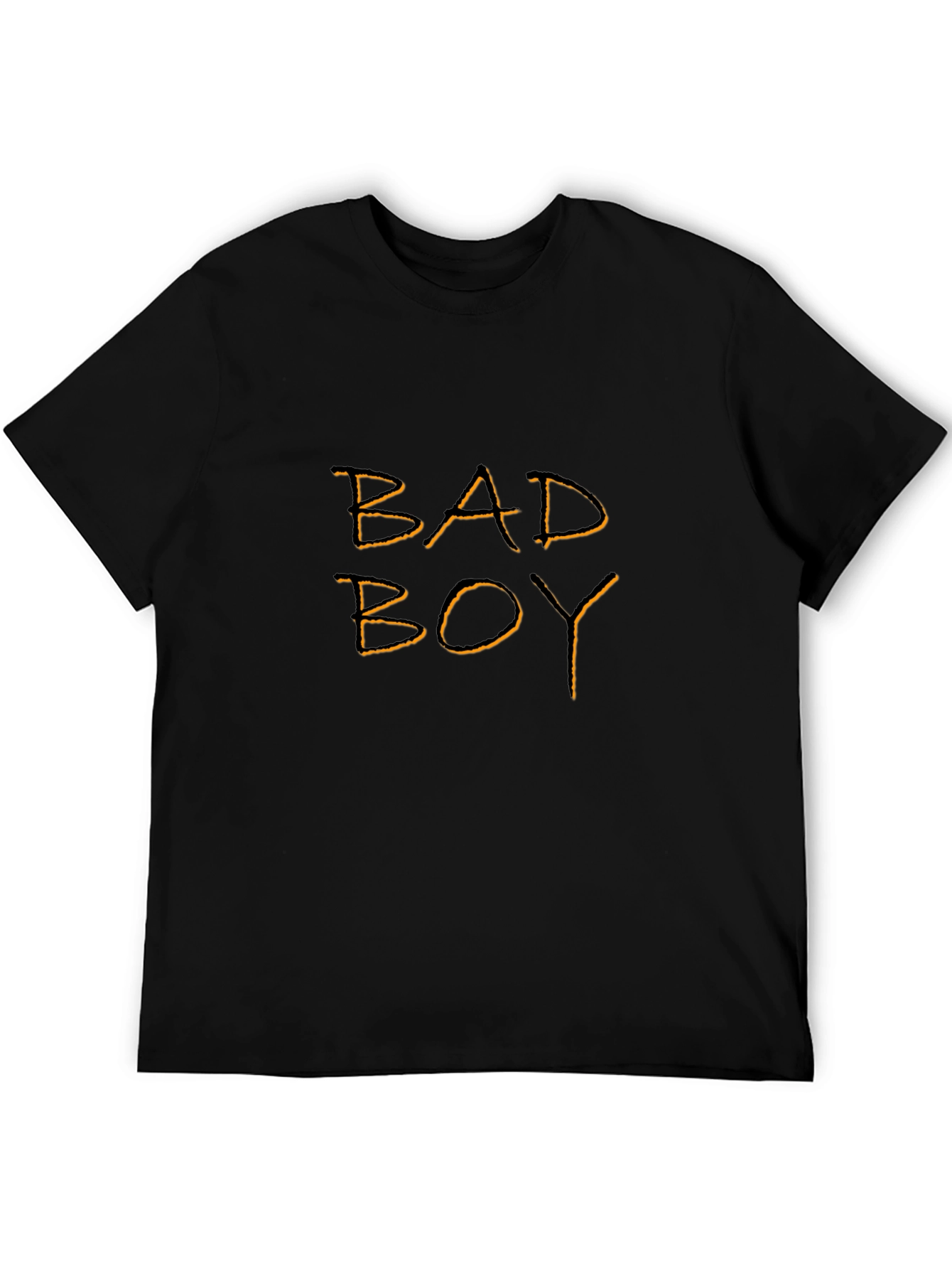 Bad Boy Graphic Tee - Black Cotton T-Shirt